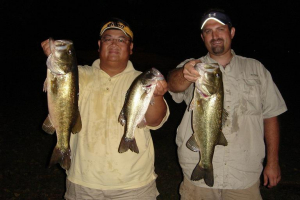 First place and Big Bass - Yung Follis and Rich McDonell 11.02 lbs