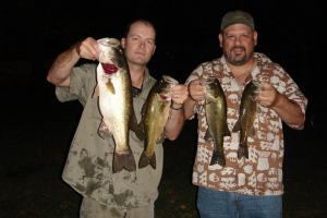 Second place - Cary Laudadio and Tom 10.02 lbs